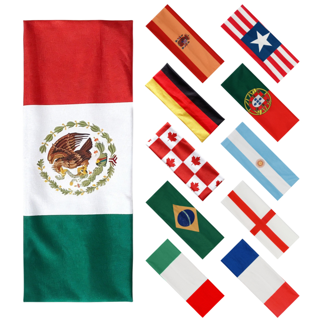 Football National Flag Sports Headband
