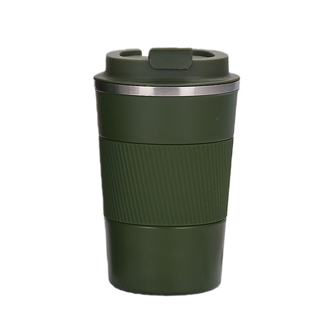 13 oz Travel Stainless Steel Vacuum Insulated Coffee Cup w/ lid