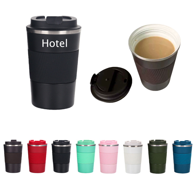 13 oz Travel Stainless Steel Vacuum Insulated Coffee Cup w/ lid