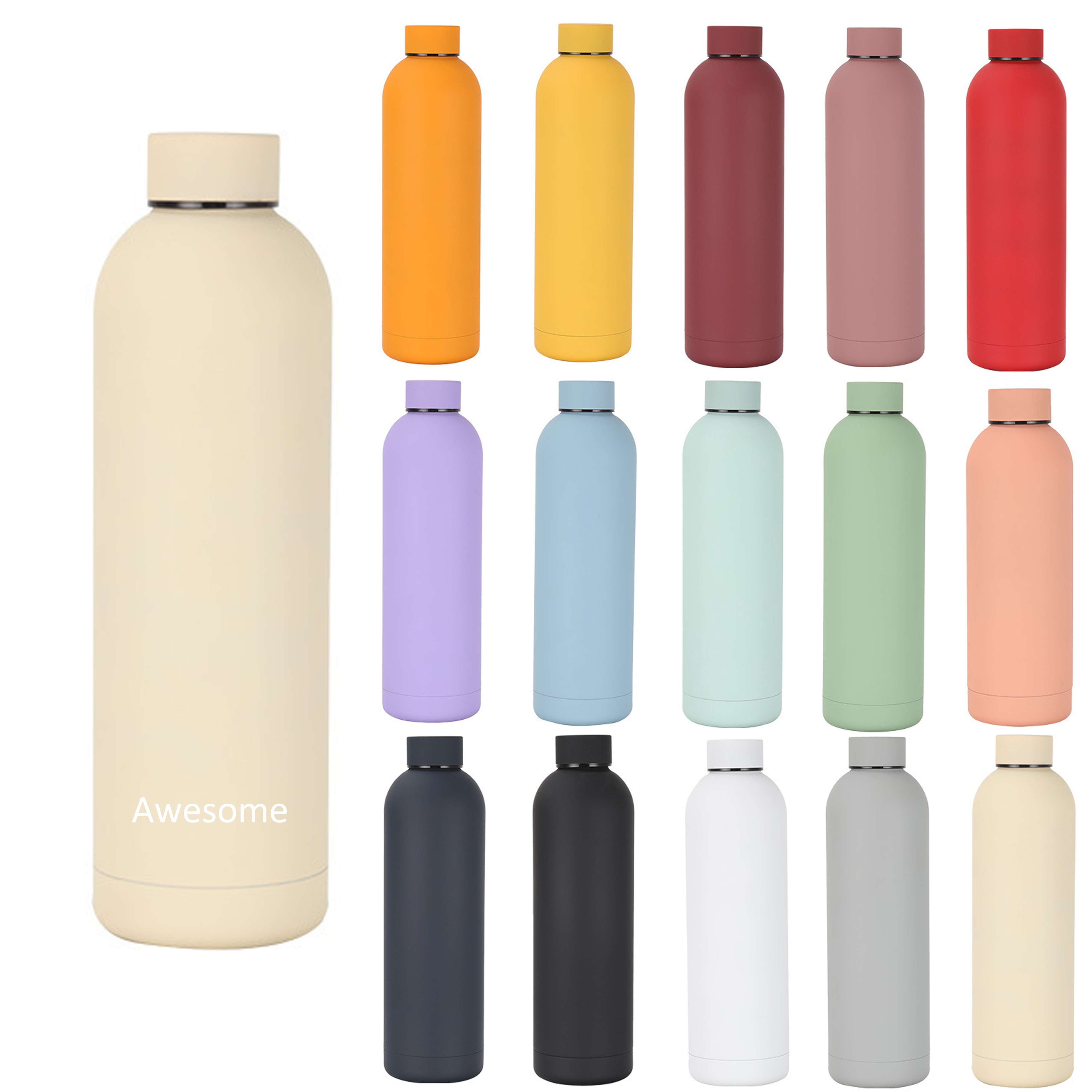 17 oz Stainless Steel Vacuum Insulated Bottle