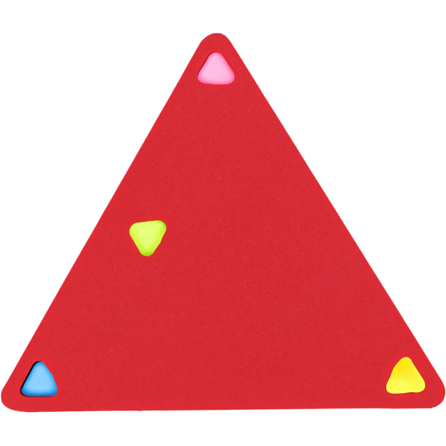 Colorful Triangle-Shaped Sticky Notes