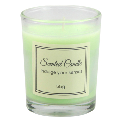 Scented Soy Wax Glass Jar Candle
