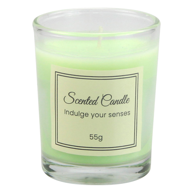 Scented Soy Wax Glass Jar Candle