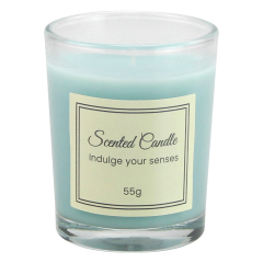 Scented Soy Wax Glass Jar Candle