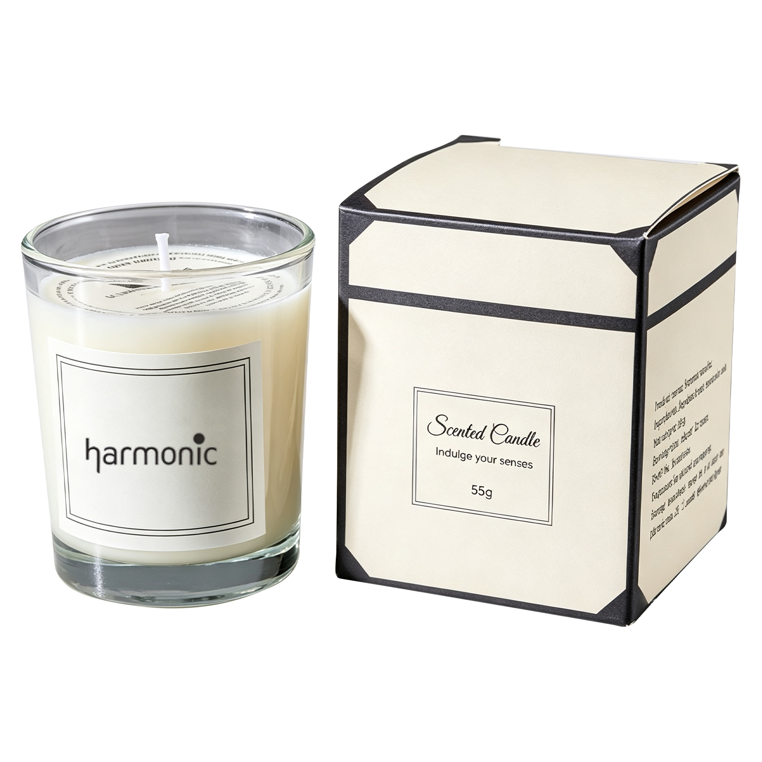 Scented Soy Wax Glass Jar Candle