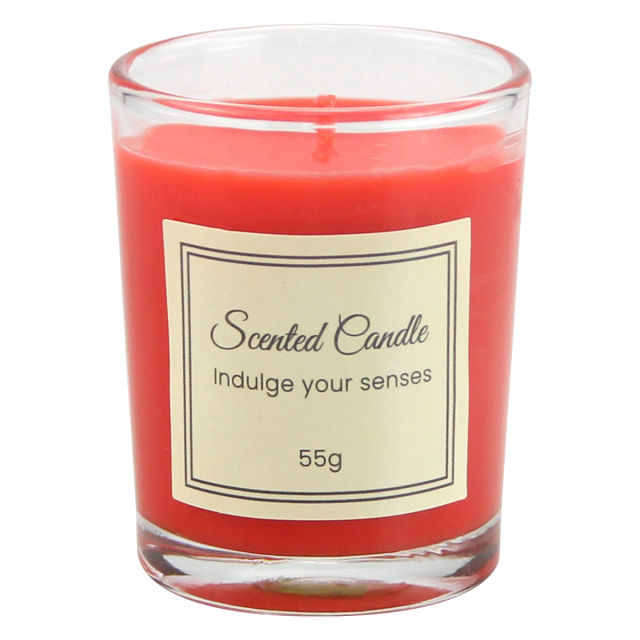 Scented Soy Wax Glass Jar Candle
