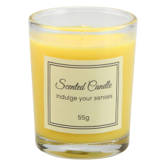 Scented Soy Wax Glass Jar Candle