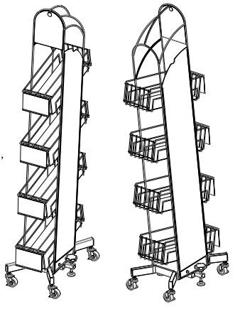 4 Tier Water Bottle Organizer Stand