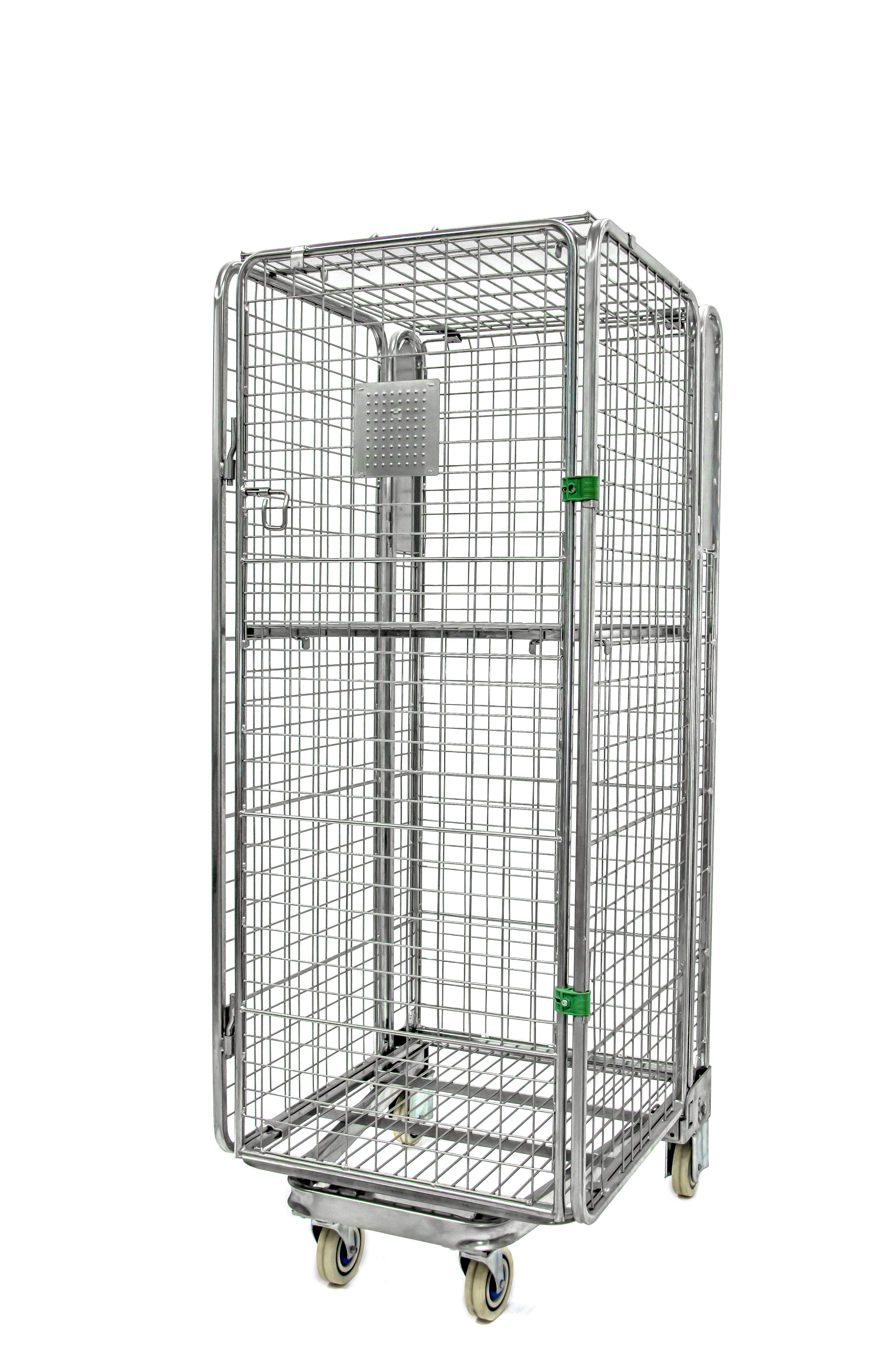 Heavy-Duty Full Security Roll Container Cage & Safety Trolley