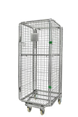 Heavy-Duty Full Security Roll Container Cage & Safety Trolley