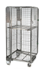 Heavy-Duty Full Security Roll Container Cage & Safety Trolley