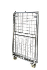 2-Side H-Frame Compactainer Roll Cage – Zinc-Plated Trolley 150kg