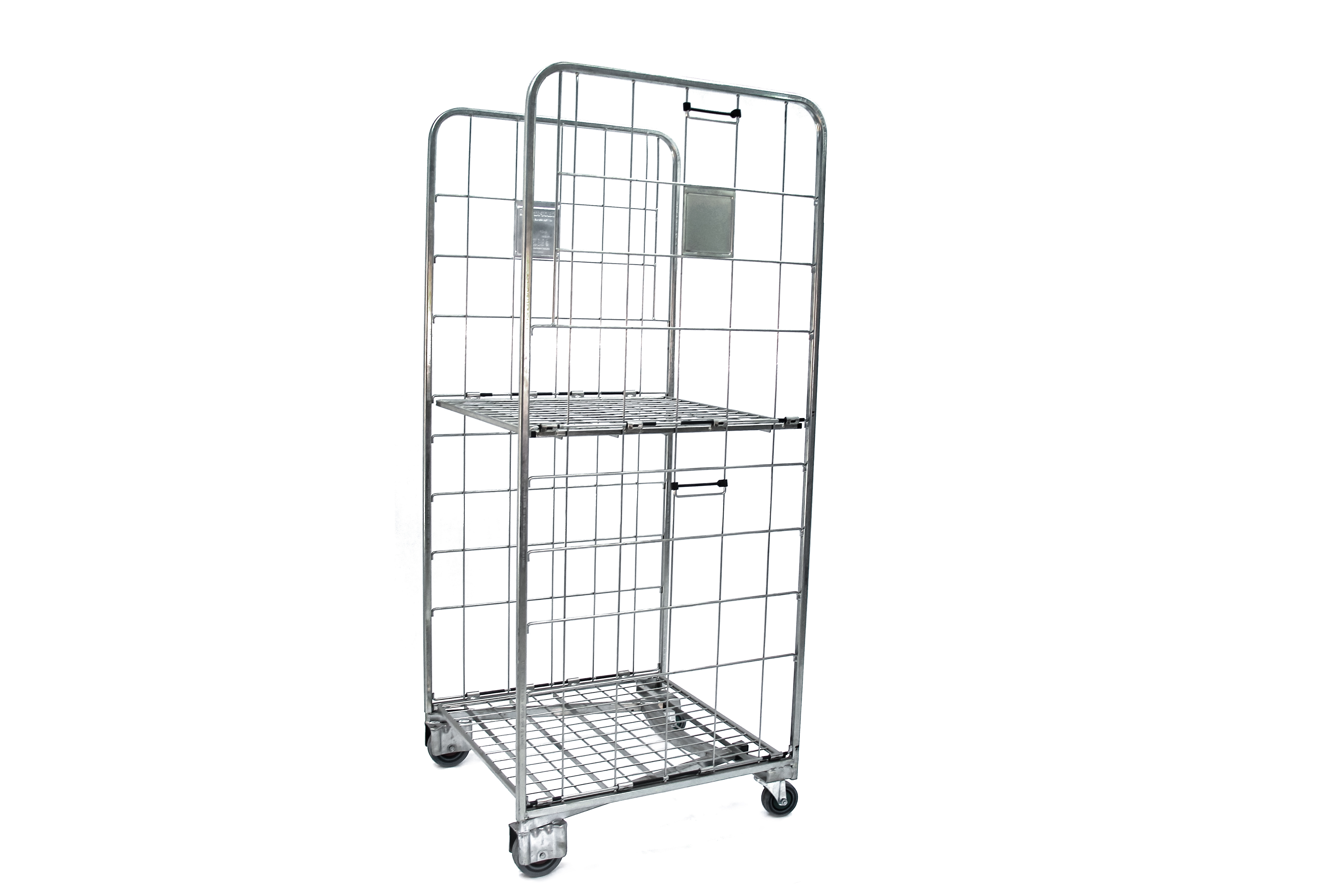 2 Side A-Frame Roll Container – Heavy-Duty Storage Trolley