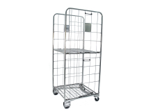 2 Side A-Frame Roll Container – Heavy-Duty Storage Trolley