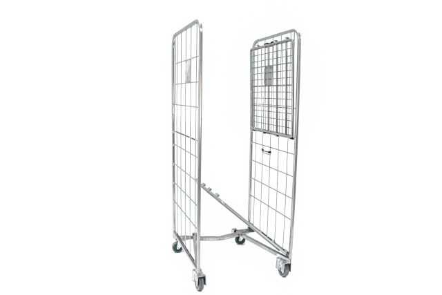2 Side A-Frame Roll Container – Heavy-Duty Storage Trolley