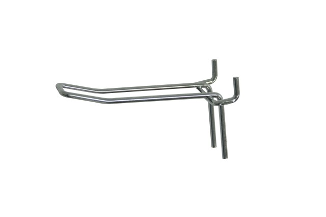 Metal Pegboard Double Hook