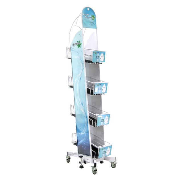 4 Tier Water Bottle Organizer Stand