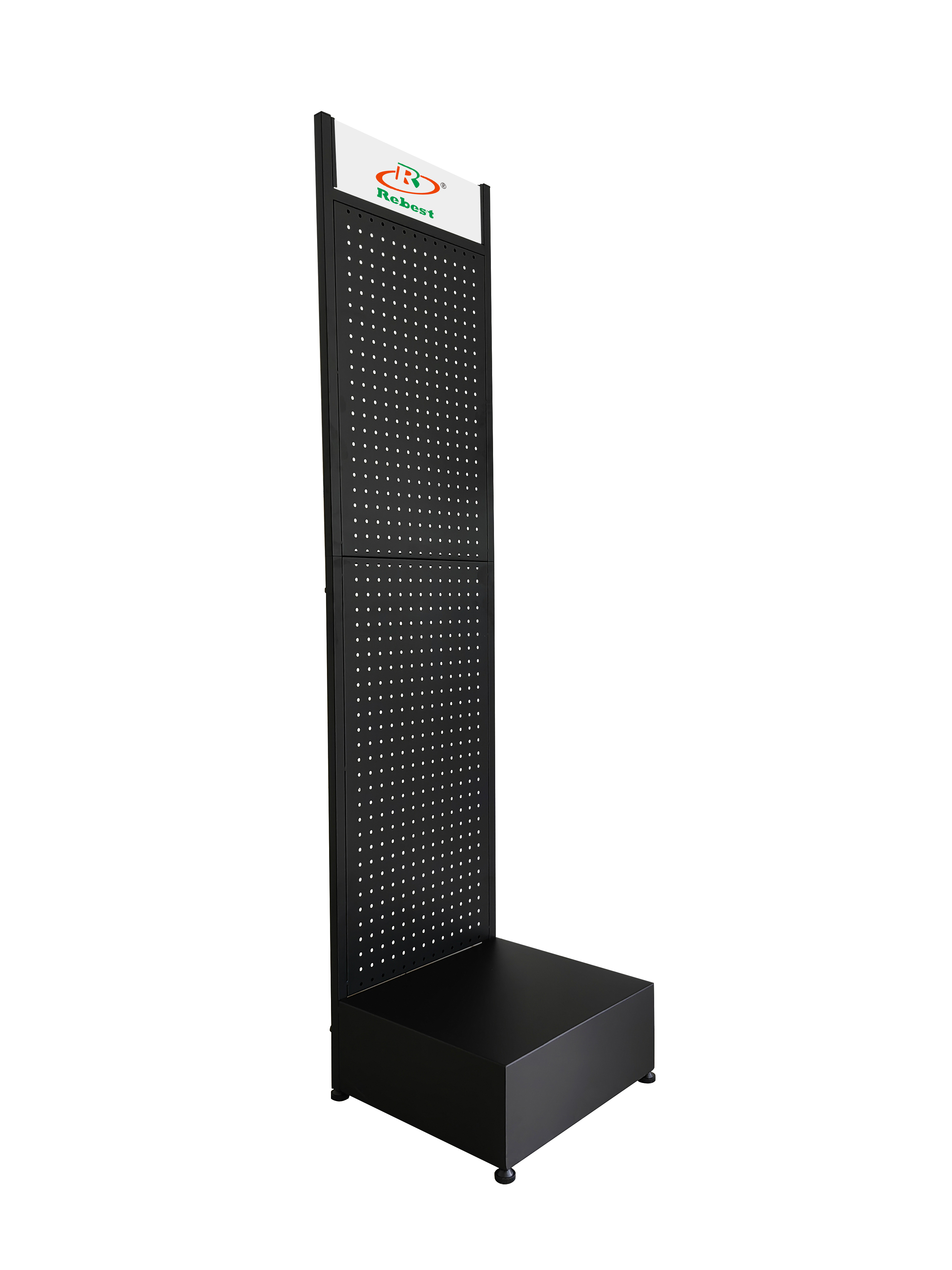 Pegboard Impulse Retail Display-Black color