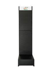 Pegboard Impulse Retail Display-Black color