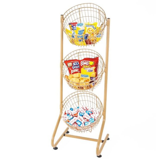 3-Tier Metal Display Shelf