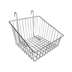 Gridwall Mesh Display Basket 300x300mm – Chrome