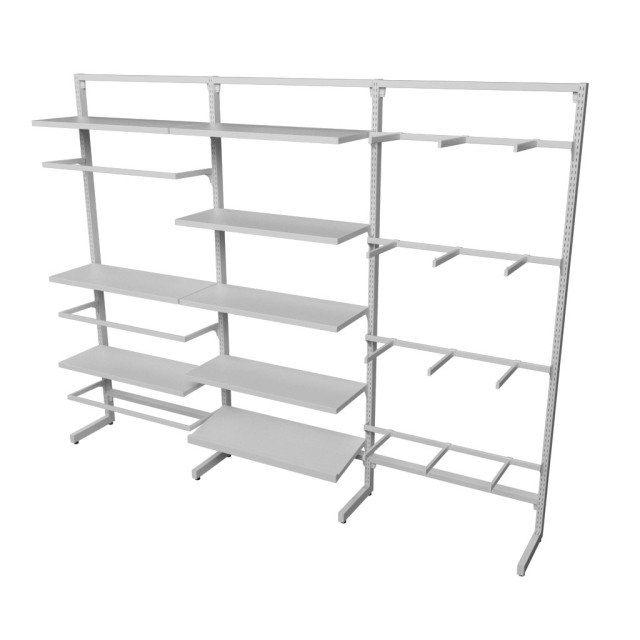 Twin Slot Shelving Kit – Adjustable Steel Storage System