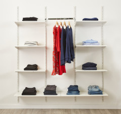 Twin Slot Shelving Kit – Adjustable Steel Storage System