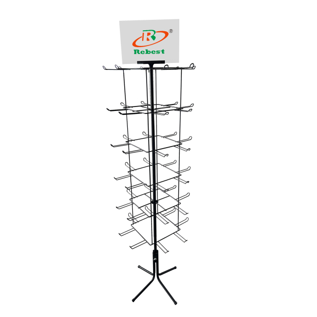 Retail Display Stand Rotating Display Stand 6 Tier for Craft shows,Key chain