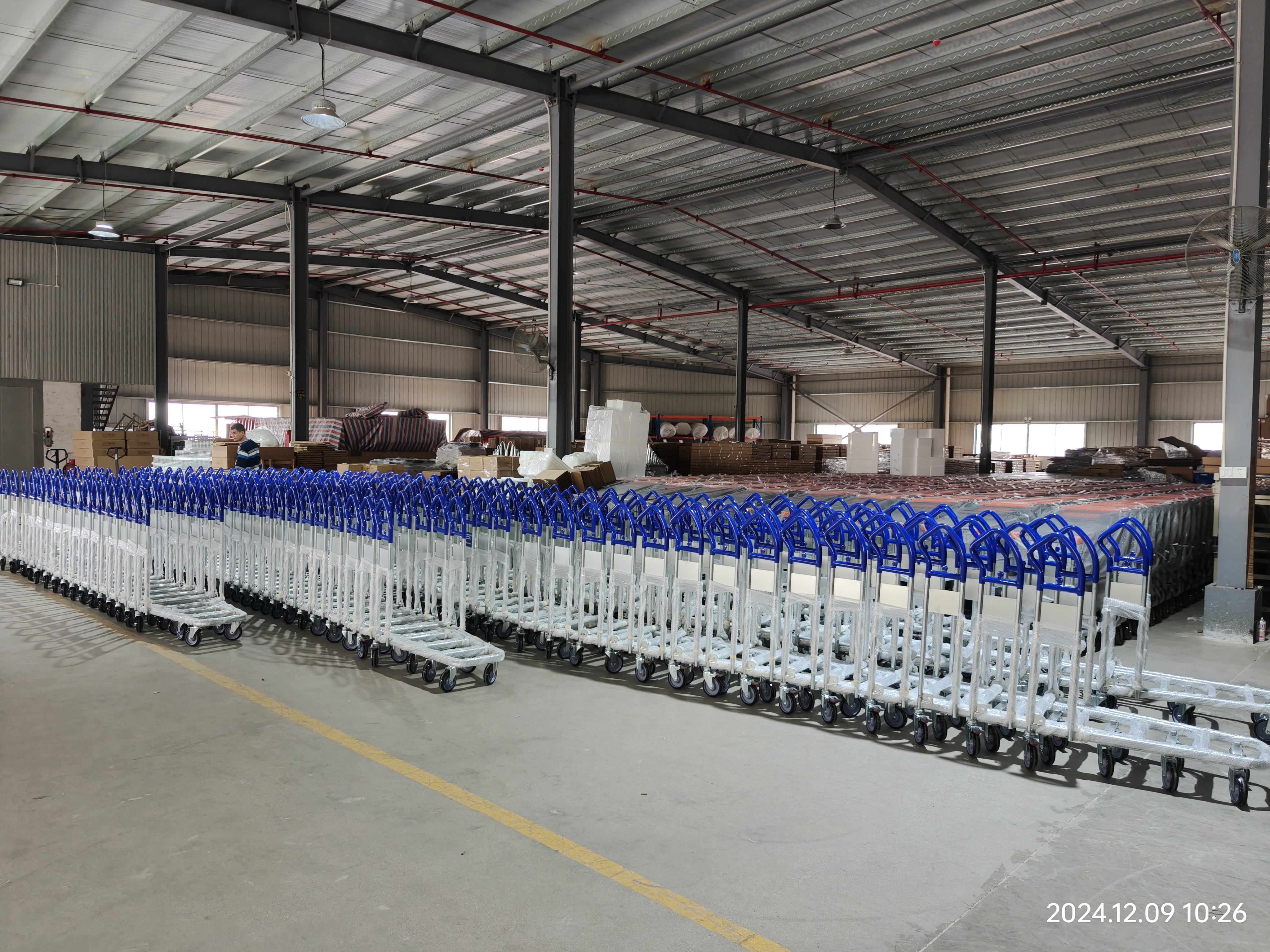 200kg Heavy-Duty Industrial Shopping Trolley