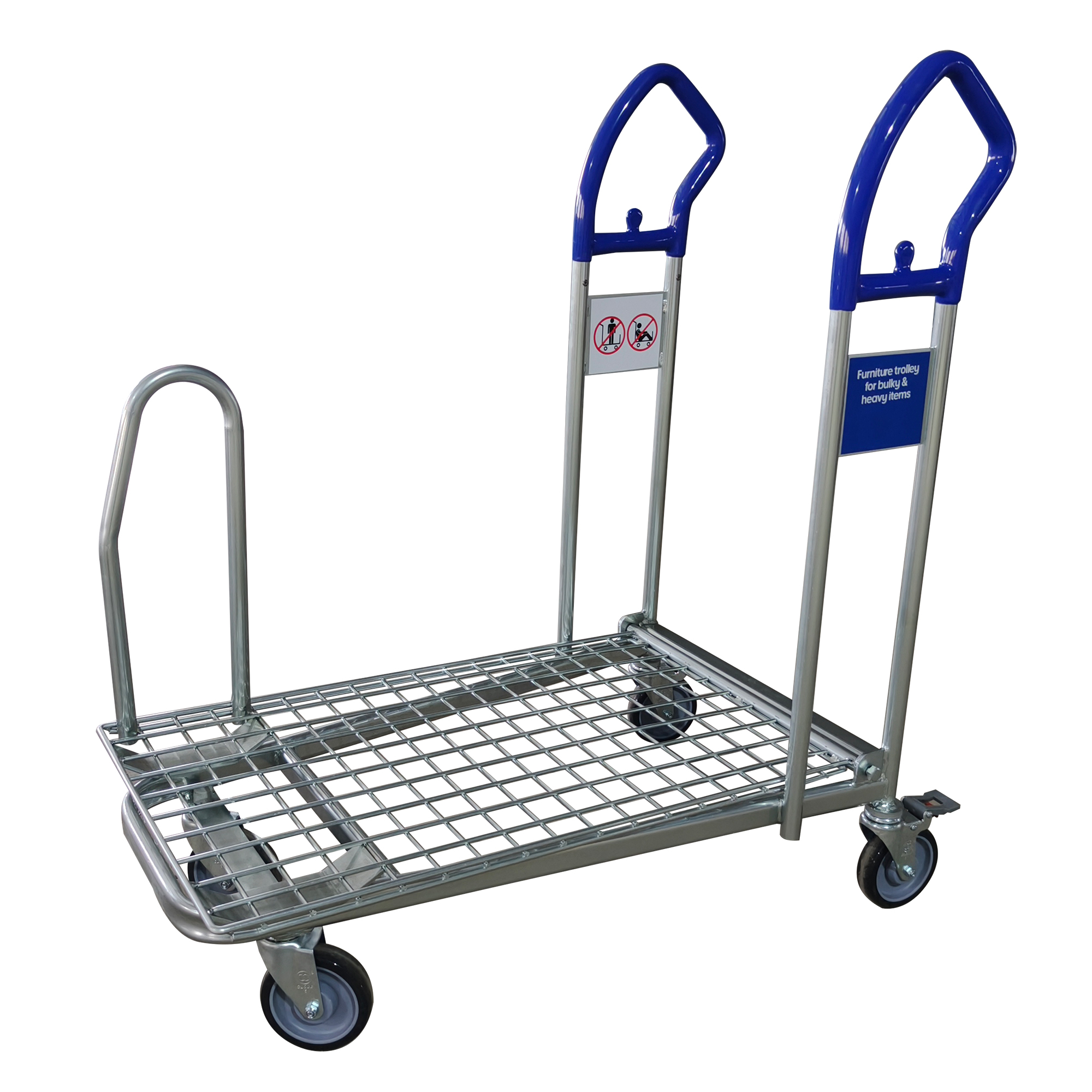 200kg Heavy-Duty Industrial Shopping Trolley