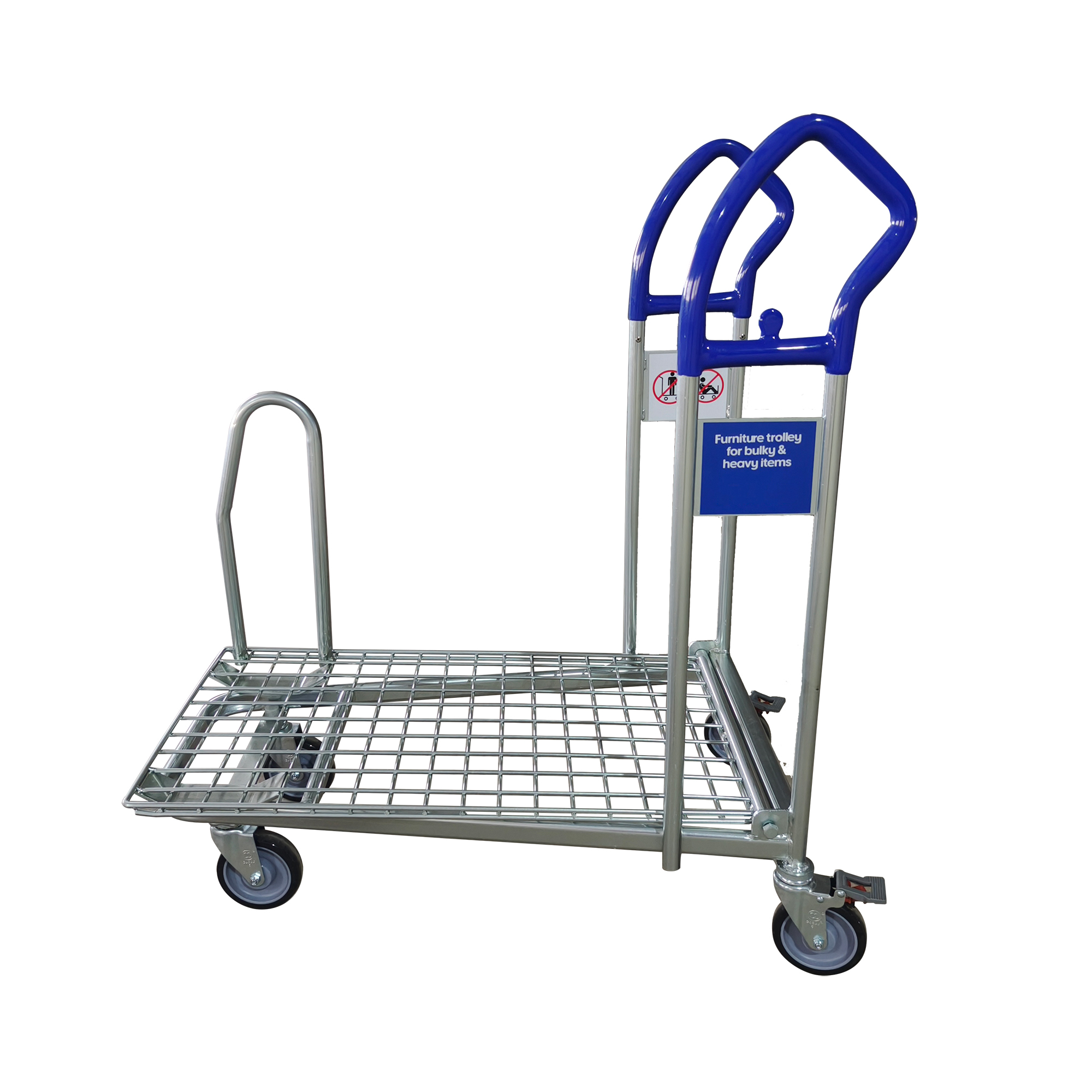 200kg Heavy-Duty Industrial Shopping Trolley