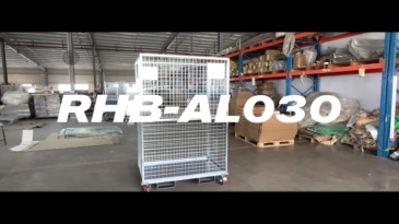 Full Security Roll Container – Heavy-Duty Galvanized Steel Trolley (300kg)
