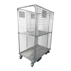 Full Security Roll Container – Heavy-Duty Galvanized Steel Trolley (300kg)
