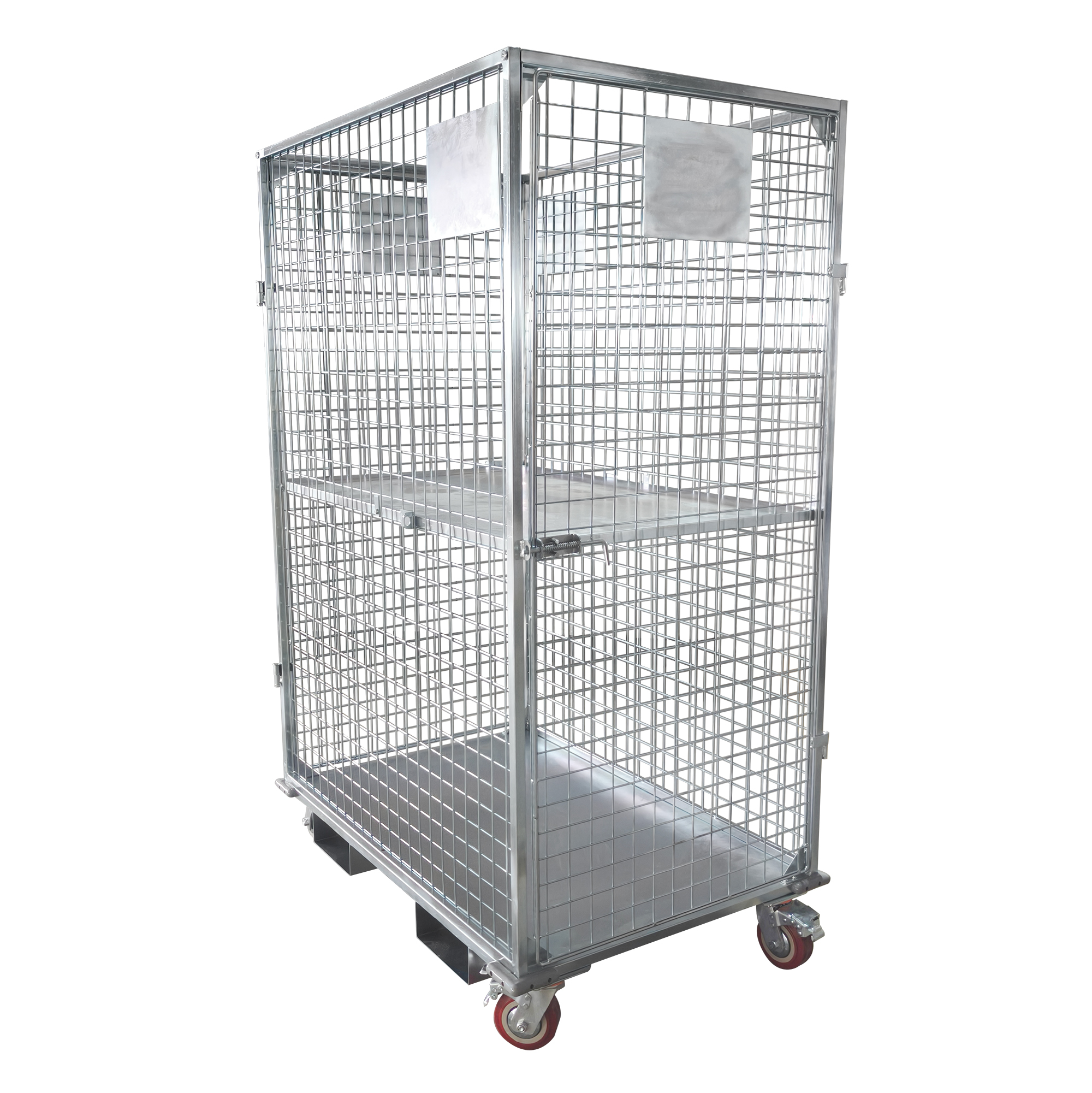 Full Security Roll Container – Heavy-Duty Galvanized Steel Trolley (300kg)
