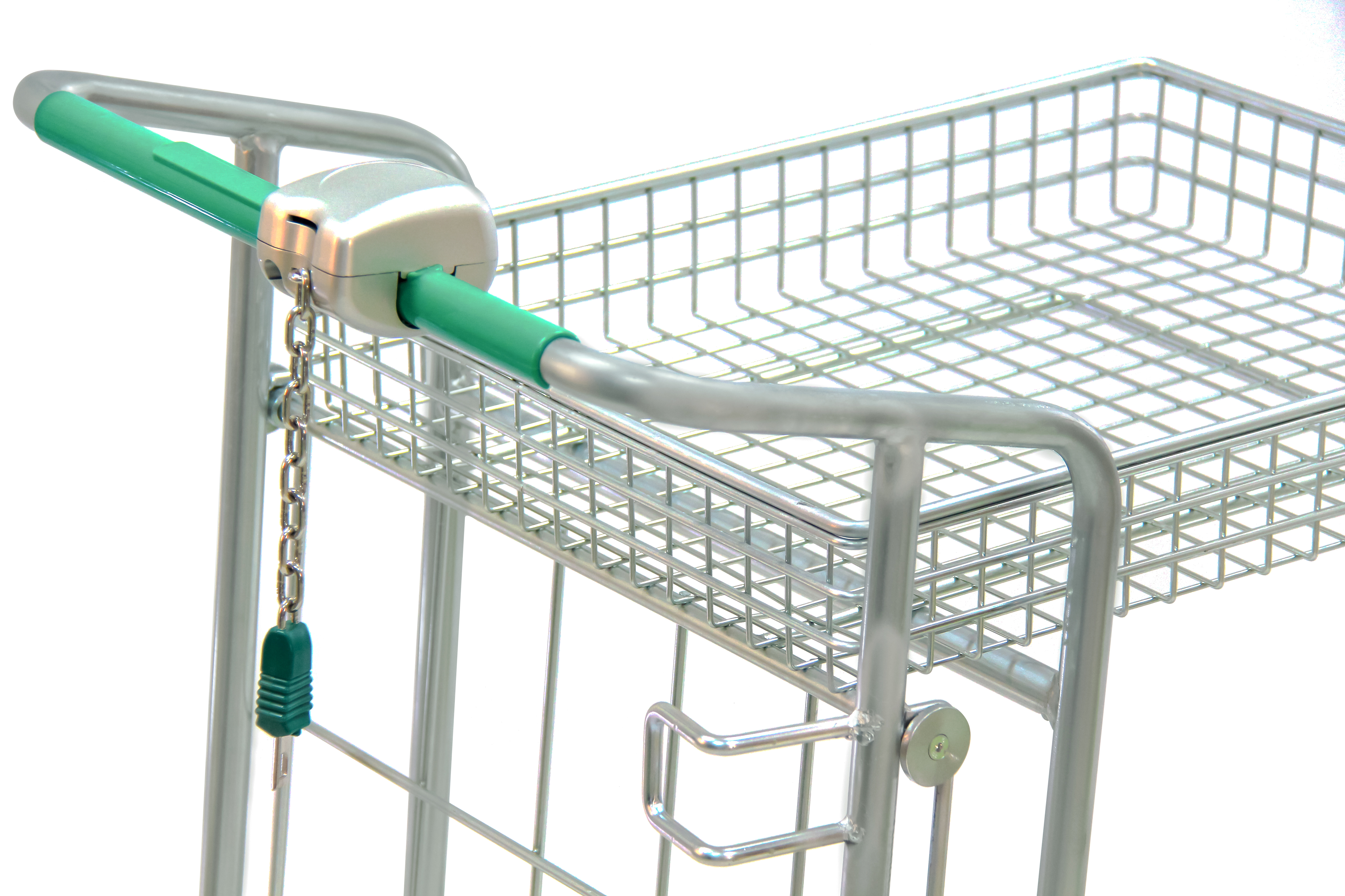 Two-Tier Flatbed Trolley with Foldable Basket – DIY & Garden Centre Cart – Heavy-Duty Utility Trolley