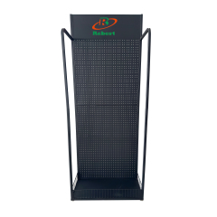 Metal Party Display Rack with Hooks & Logo Header
