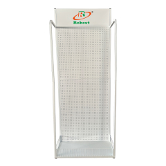 Metal Party Display Rack with Hooks & Logo Header