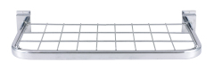 Slatwall U-Shaped Chrome Metal Wire Shelf 900x300mm | Retail Display
