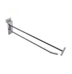 SlatWall Metal Flip Scan Hook with Price Tag Holder