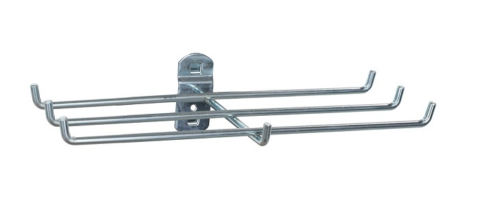 Bott Pegboard 6 Prong Holder | 127x245mm Zinc-Plated Hook