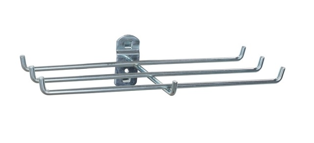 Bott Pegboard 6 Prong Holder | 127x245mm Zinc-Plated Hook