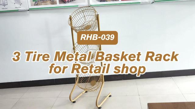 3-Tier Metal Display Shelf