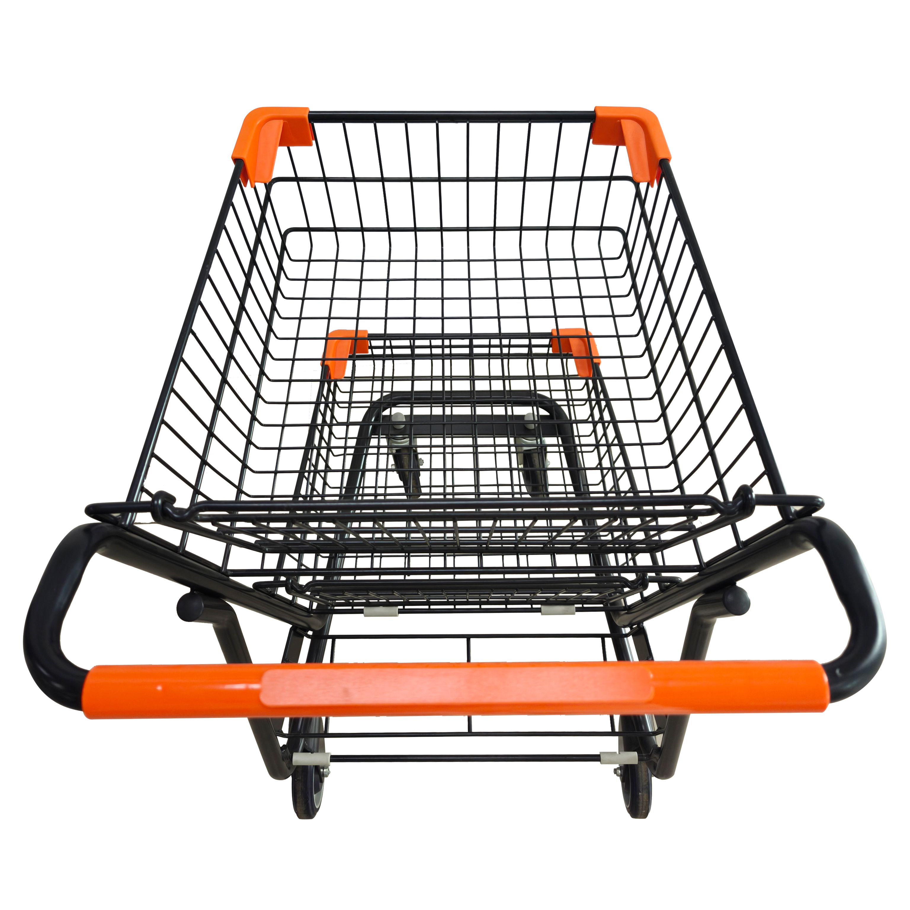 Double Basket Metal Express Shopping Cart