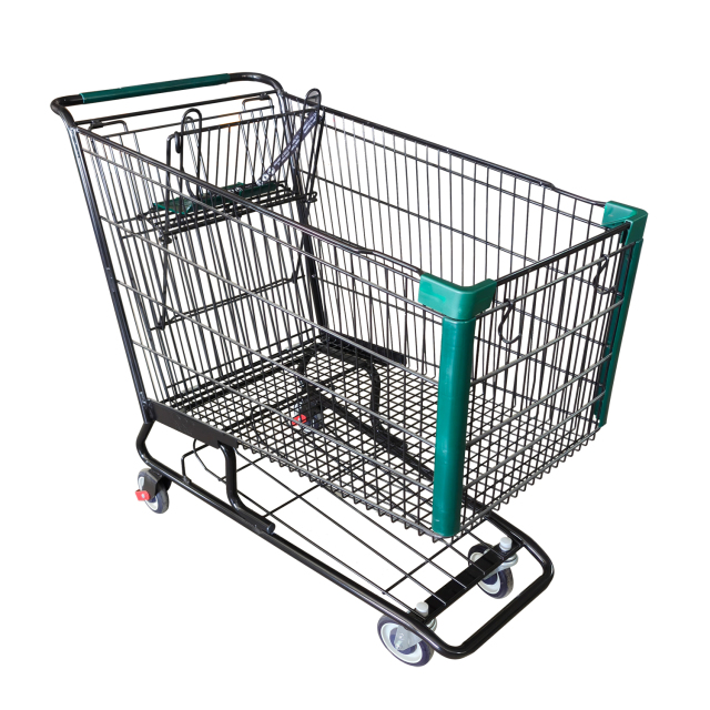 260L Metal Shopping Trolley