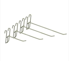Chrome Plated Grid Wire Mesh Single Prong Display Hook