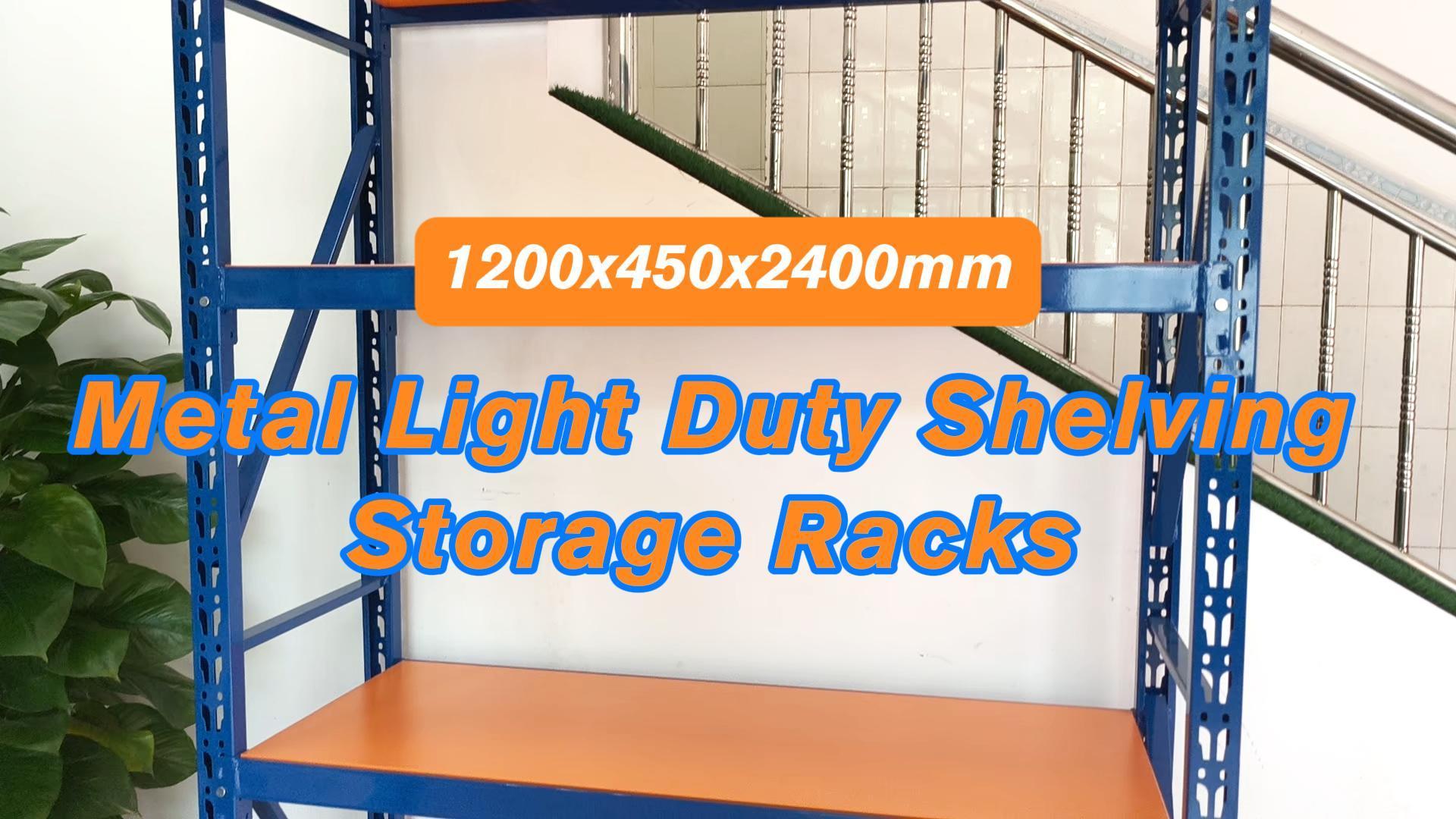 Metal Light Duty Storage Rack – 1200x450x2100mm