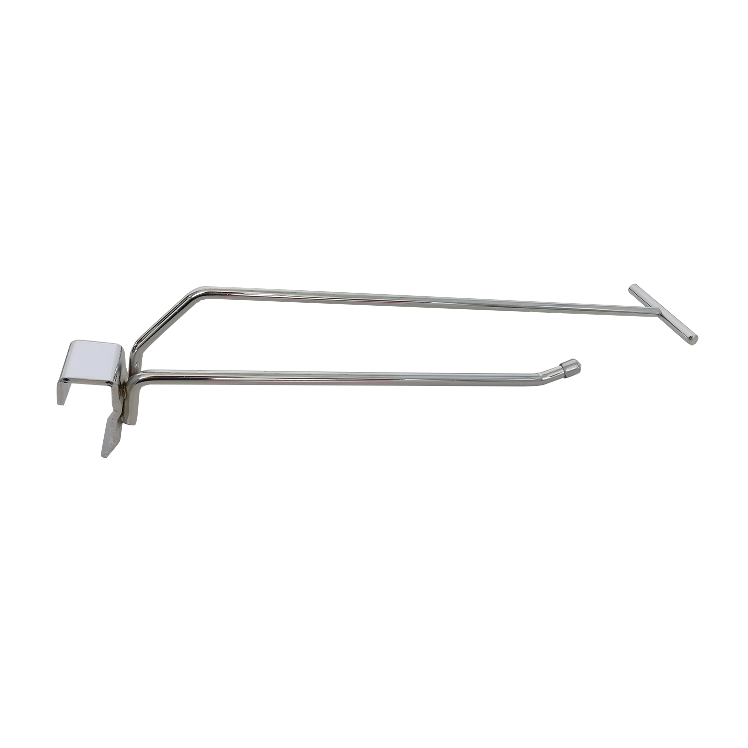 Supermarket Flip Scan Hook With Price Holder for 30x15mm Real Support Bar