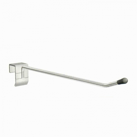 Chrome Single Prong Hook for 30x15mm Rails