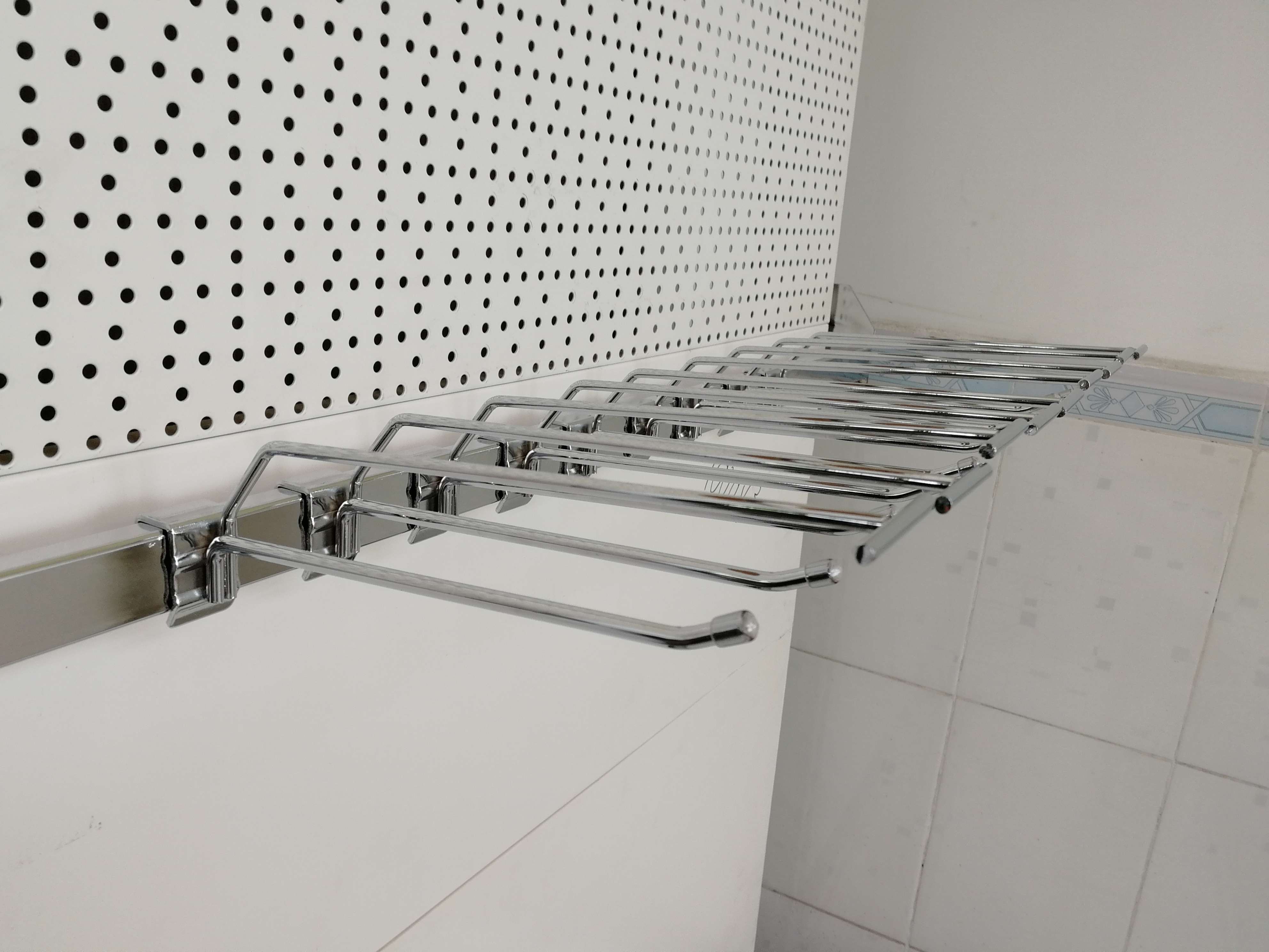 Supermarket Flip Scan Hook With Price Holder for 30x15mm Real Support Bar