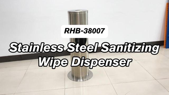 Stainless Steel Sanitizing Wipe Dispenser